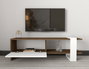 Hanah Home Gaye Conjunto de Muebles de Salón Nogal y Blanco